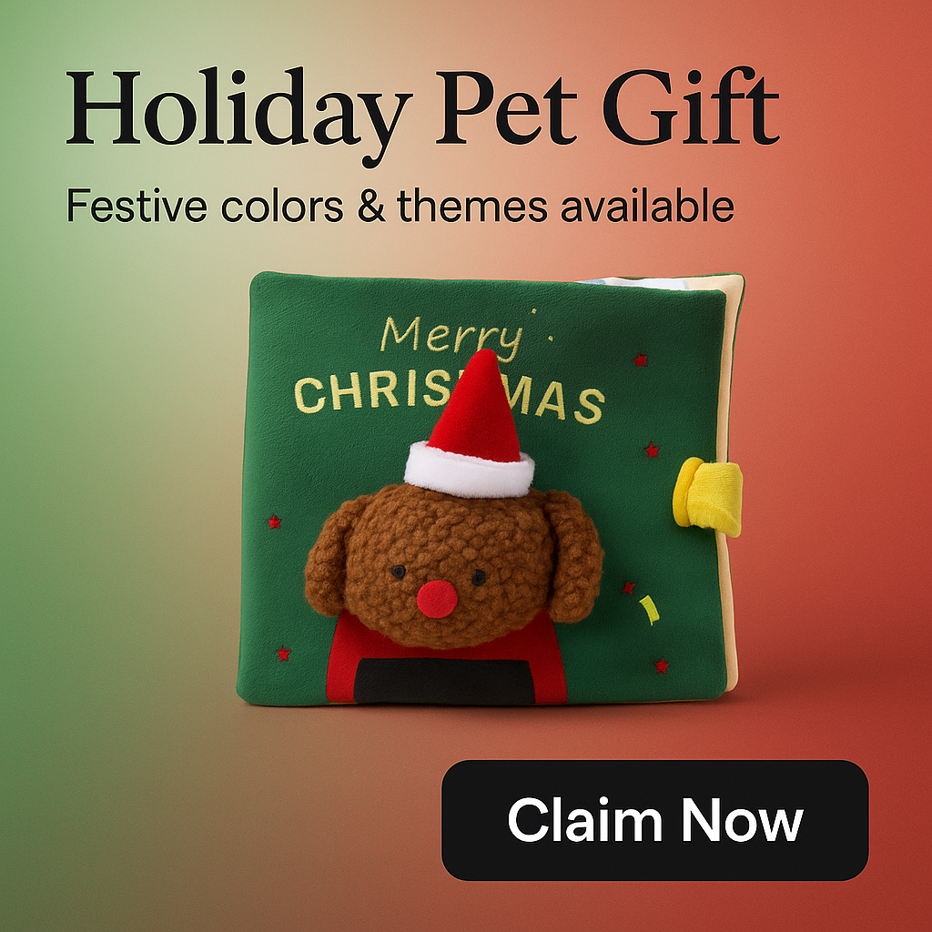 Fable Paws: Interactive Sniffing Book | Mental Enrichment & Anti-Anxiety Puzzle Toy