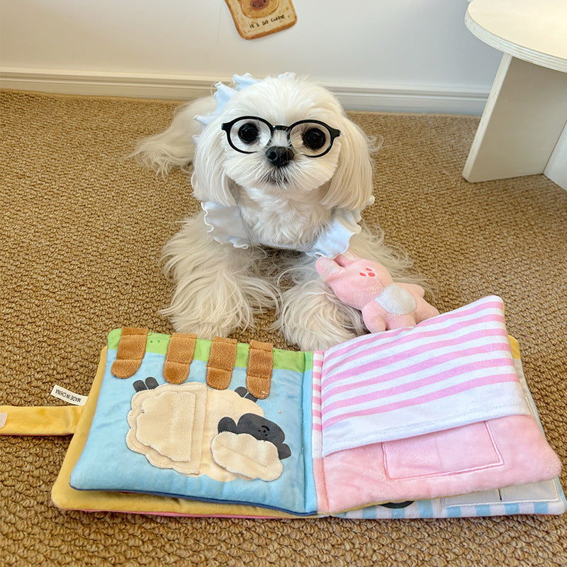 Fable Paws: Interactive Sniffing Book | Mental Enrichment & Anti-Anxiety Puzzle Toy