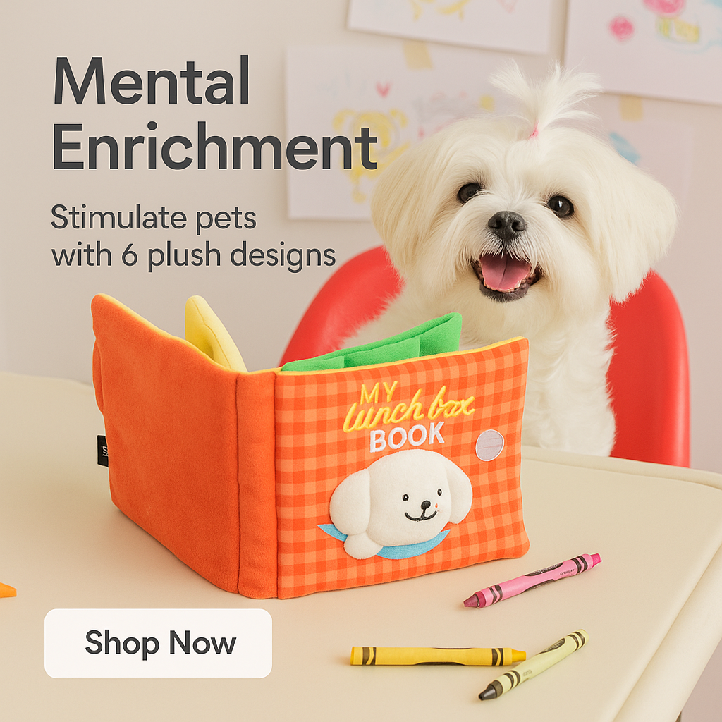 Fable Paws: Interactive Sniffing Book | Mental Enrichment & Anti-Anxiety Puzzle Toy
